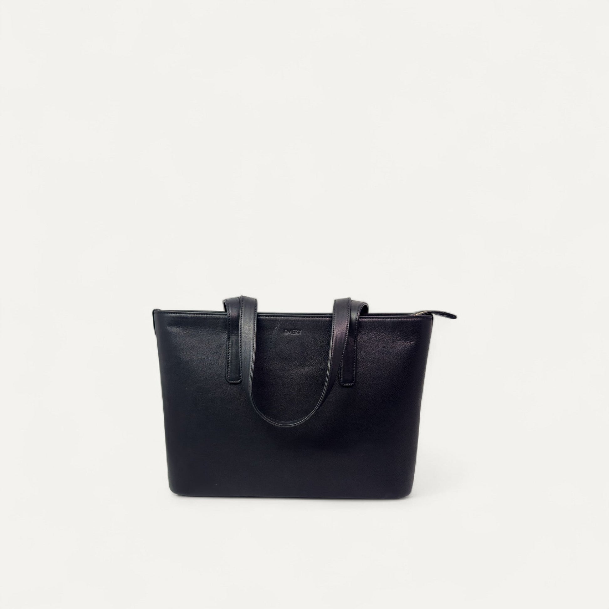 Astrid Tote In Calf Leather - Emery