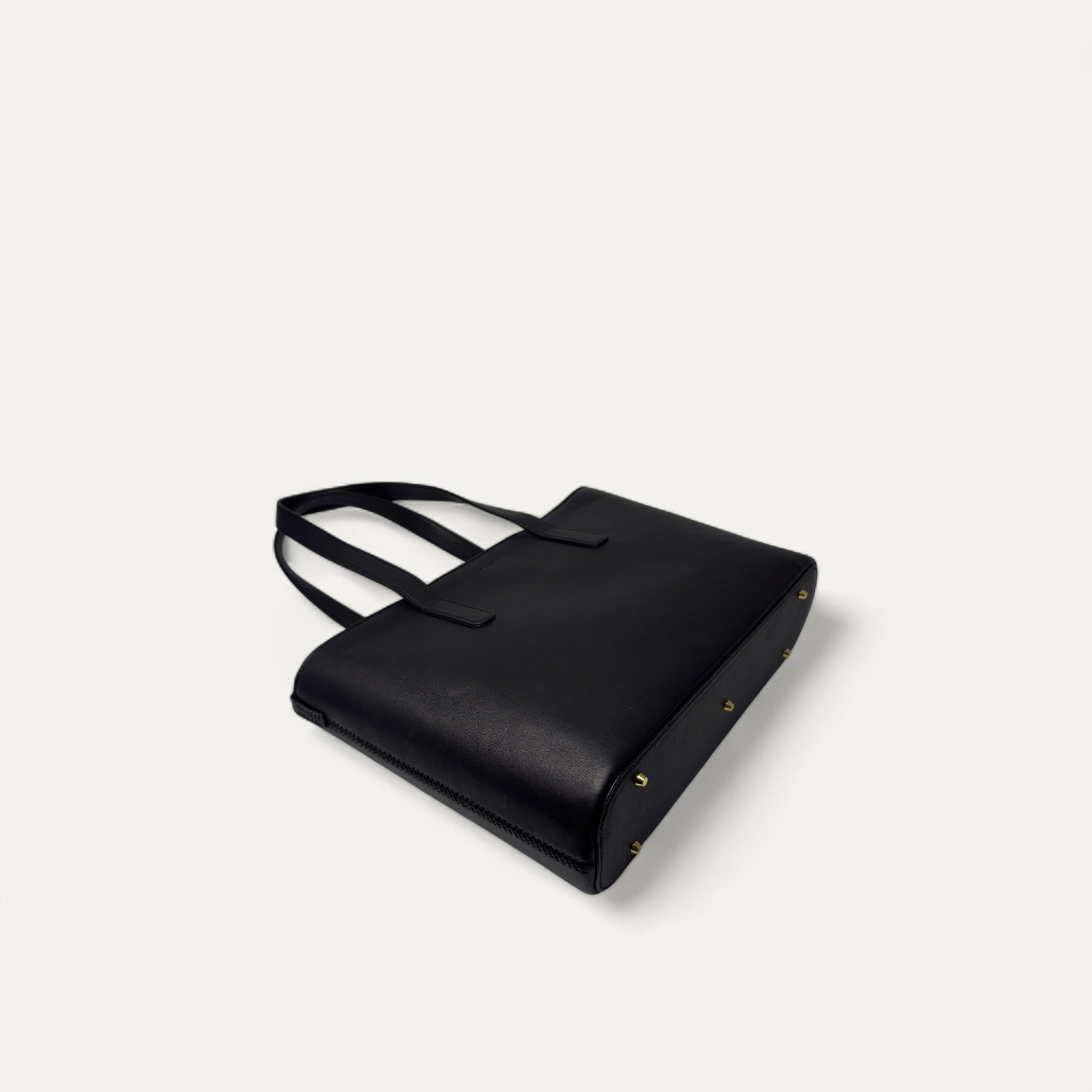 Astrid Tote In Calf Leather - Emery