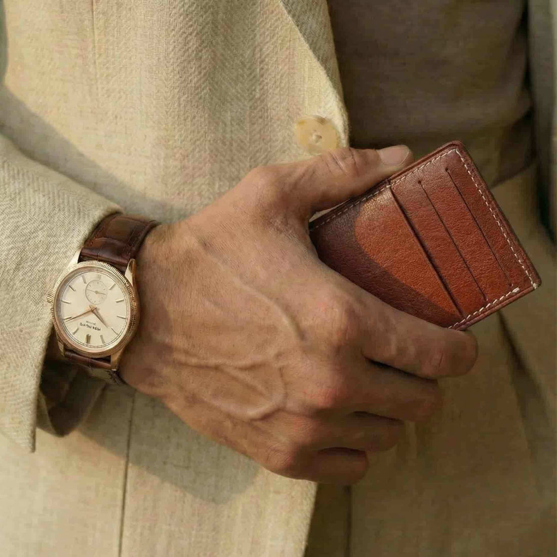 Card Case In Chèvre Leather - Emery